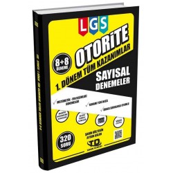 Tandem Yayınları Otorite 8.sınıf LGS 1.Dönem Sayısal Denemeler