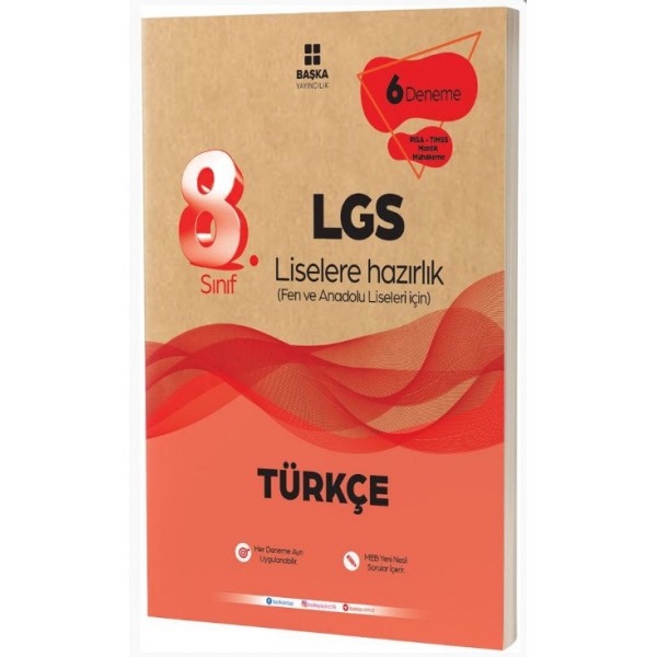 8.Sınıf Lgs Türkçe 6 Lı Deneme Başka Yayınları