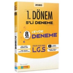 Evrensel İletişim Yayınları 8. Sınıf LGS 1. Dönem 5 Evde Deneme Sınavı
