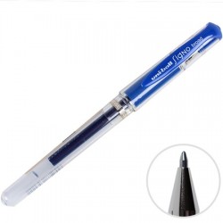 Uni-Ball Roller Kalem Signo Broad Jel Bilye Uç İmza Kalemi 1.0 MM Mavi UM-153