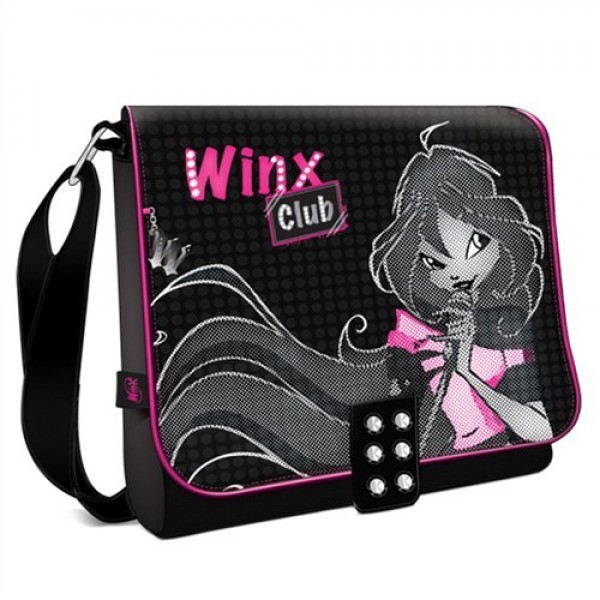 Winx Postacı Çanta Black Fashion 24 x 20 x 11 cm