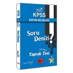 Yargı Yayınları 2020 KPSS Eğitim Bilimleri Soru Denizi Çek Kopartlı Yaprak Test