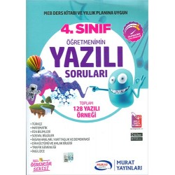 4. Sınıf Öğretmenimin Yazılı Sınav Soruları Murat Yayınları