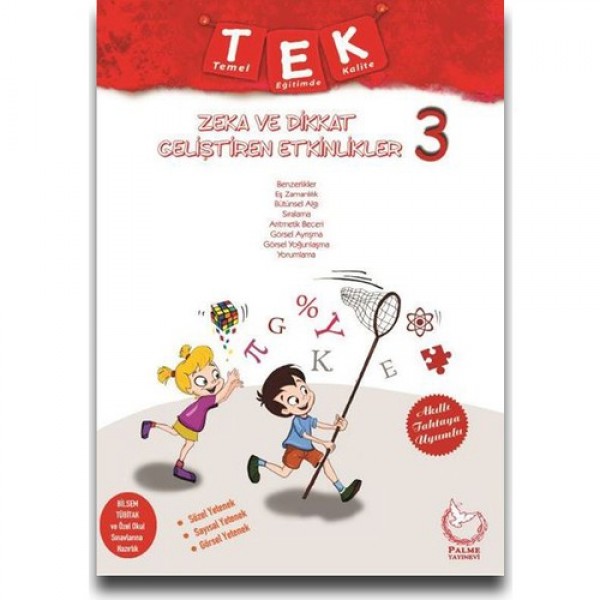 Palme 3. Sınıf Tek Zeka Ve Dikkat Geliştiren Etkinlikler